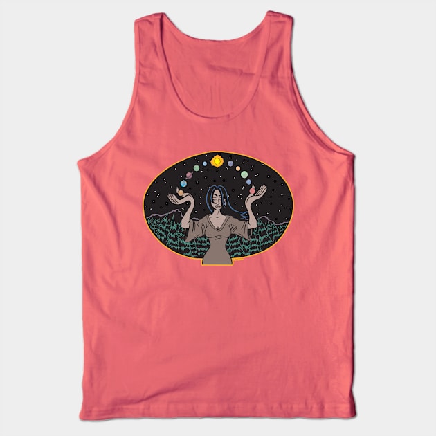 Celestial Mother Tank Top by nearmintpress